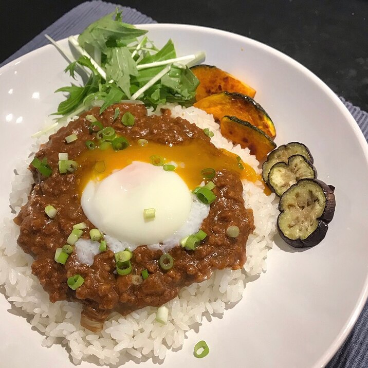 【お洒落カフェ風】キーマカレー